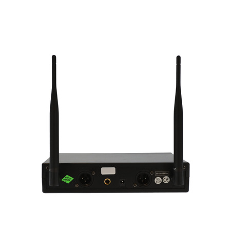 Image secondaire du produit MW 200 PT Power acoustics - Sysytème double micro HF 30mW 1 micro main et 1 serre tête
