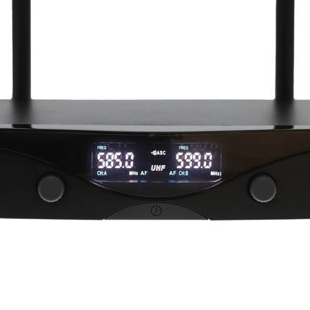 Image nº5 du produit MW 200 PT Power acoustics - Sysytème double micro HF 30mW 1 micro main et 1 serre tête