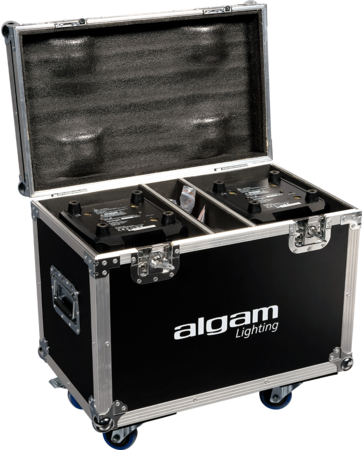 Image nº3 du produit MW1915Z  Flight DUO Algam lighting - Pack de 2 lyres Led Zoom 19X 15W en flightcase