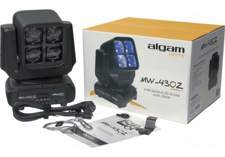 Image secondaire du produit MW430ZOOM Algam lighting - Lyre Wash 4X30W RGBW Zoom 10° - 60°