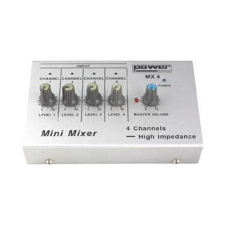 Image principale du produit Console de Mixage Power Acoustics MX 4