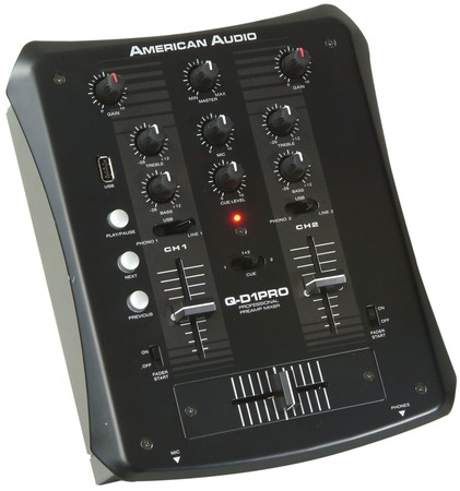 Image principale du produit Table de Mixage DJ American audio QD1 PRO USB