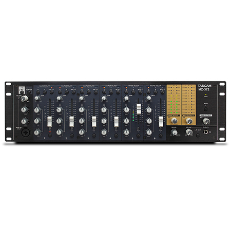 Image principale du produit MZ-372 Tascam - Mixeur rackable 6 entrées MIC/LINE sur 2 sorties + SUB