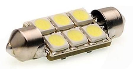 Image principale du produit Navette 12v 1W 6 LED 5050 Blanc froid