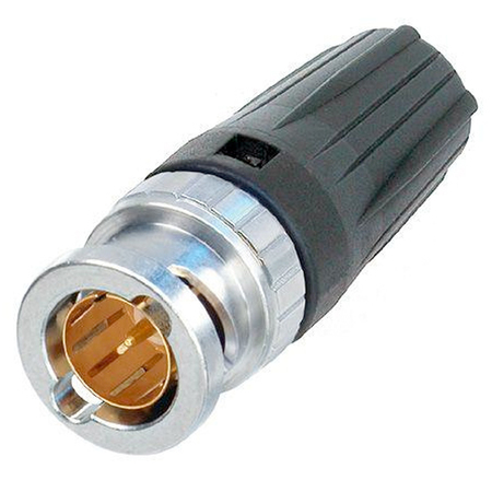 Image principale du produit NBNC75BLP9 Neutrik Fiche mâle BNC 75 ohms à Baïonnette - 0,8/3,7