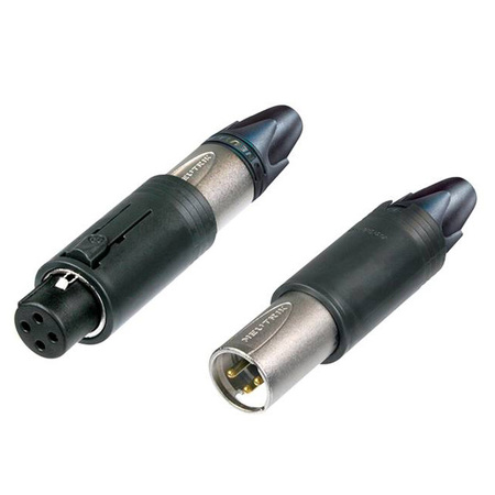 Image secondaire du produit Fiche XLR 3 points CONVERTCON mâle femelle droite NEUTRIK NC3 FM-C convertible