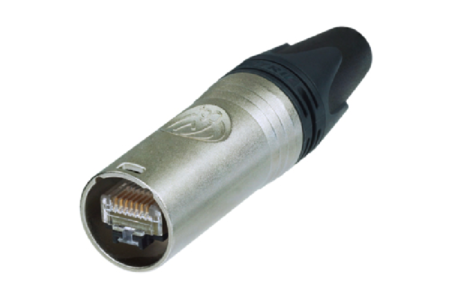 Image principale du produit NE8MX6-T Neutrik - Fiche ethercon avec insert RJ45 cat6A pour câbles max AWG24