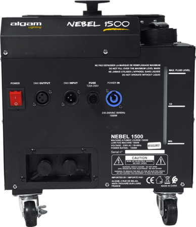 Image nº9 du produit Nebel 1500 Algam lighting Machine à fumée lourde DMX 1500W