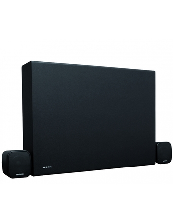 Image principale du produit Ensemble Sonorisation Work NEO3 100BT Black caisson de basse mural + 2 satellites