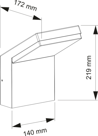 Image secondaire du produit Eclairage extérieur LED IP65 18W 3000K 120° chassis Blanc NEO XL Beneito Faure