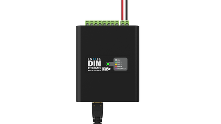 Image principale du produit DIN ETHERGATE Enttec - Node ethernet 2 univers pour rail din