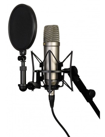 Image principale du produit Microphone Rode NT1A statique cardioïde pour studio argenté
