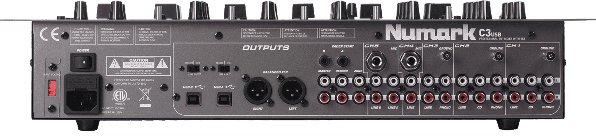 Image secondaire du produit Table de Mixage 19 Pouces Numark - C3 USB