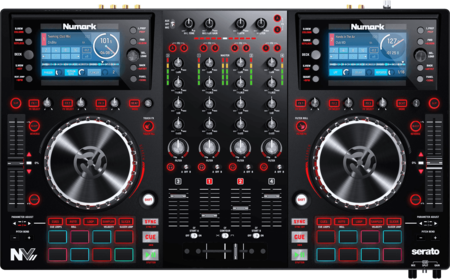 Image secondaire du produit Contrôleur DJ NUMARK NVII 4 voies 16 pads carte son et 2 écrans