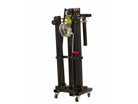 Image principale du produit OMEGA-30 Block & Block - Pied téléscopoqie à treuil avec fourches hauteur 5m charge 220Kg Max