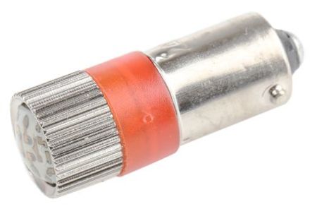 Image principale du produit Ampoule témoin led Ba9s 10x28 230V rouge