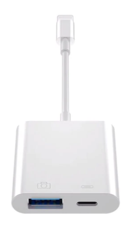 Image principale du produit Adaptateur OTG compatible apple vers USB3 + lightning