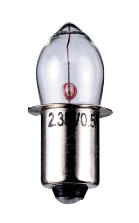 Image principale du produit Ampoule pour torche 2,38V - 2,5V 500mA 1,2W culot P13.5s