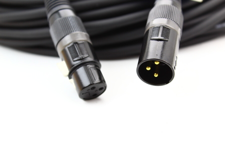 Image secondaire du produit Pack de 3 câbles DMX 3 broches 15m