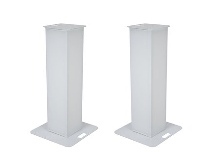 Image principale du produit Pack de 2 Totems blanc hauteur 1m avec housses