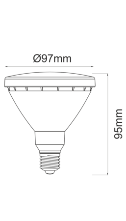 Image nº3 du produit Lampe LED PAR30 10W 3000K 660 lumens