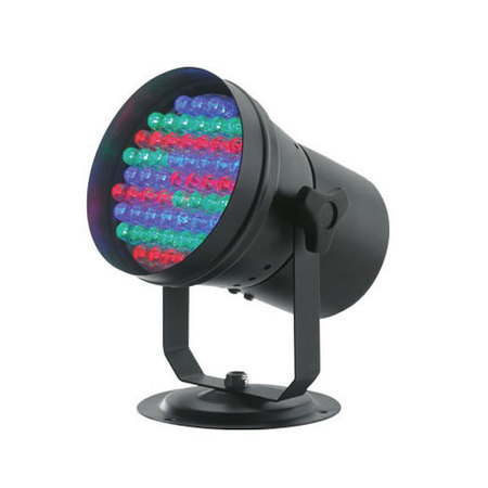 Image principale du produit Projecteur LED contest PAR 36 noir RGB DMX