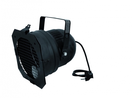 Image principale du produit Projecteur PAR 56 noir court sans lampe sans porte filtre