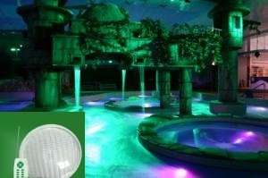 Image principale du produit Ampoule PAR56 piscine à 252 leds Multicolore 12v + télécommande