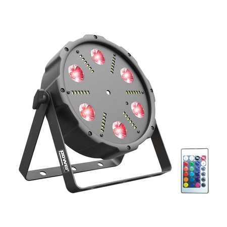 Image principale du produit Projecteur multifonction Power lighting 9 leds 9w  laser et strobe