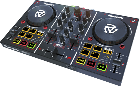 Image principale du produit Contrôleur DJ Numark PartyMix 2 voies 8 pds Carte son