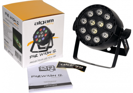 Image nº3 du produit PARWASH12 Algam Lighting mini par led RGBW DMX ou auto pour déco