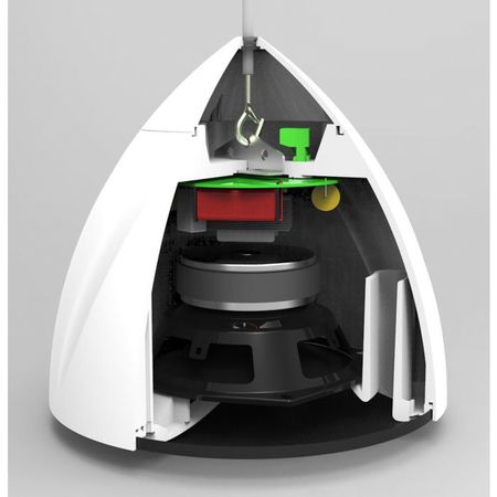 Image nº4 du produit Enceinte public adress à suspendre 5.25pouce 2 voies 30W 100V ou 8 ohms blanc