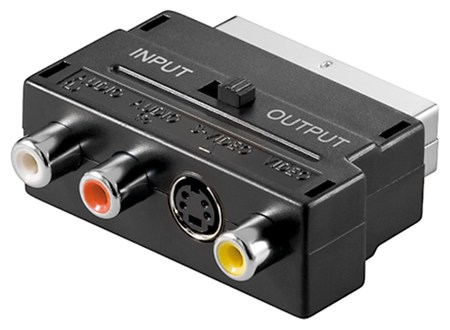 Image principale du produit Adpatateur Peritel rca et vidéo composite In Out