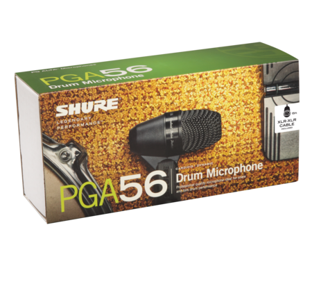 Image secondaire du produit PGA56 Shure - Micro dynamique cardioïde pour batterie avec pince et câble XLR