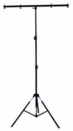 Image principale du produit Pied Acier noir pour 4 Spots telescopique
