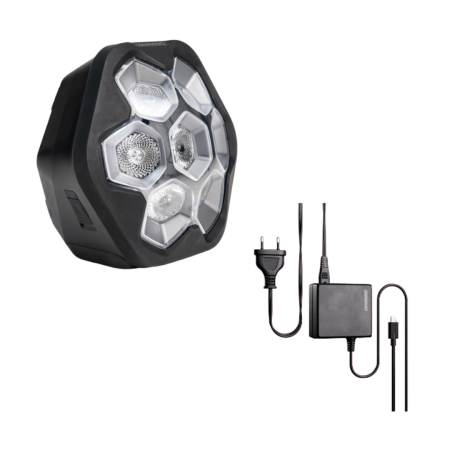 Image principale du produit Pack Lightboks Soundboks Jeu de lumière sans fil 7 x 12 W RGBW IP65 + CHARGER-5 Soundboks pour BATTERYBOKS-4