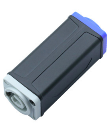 Image principale du produit Coupleur pour rallonge powercon Powerpro Gris vers bleu