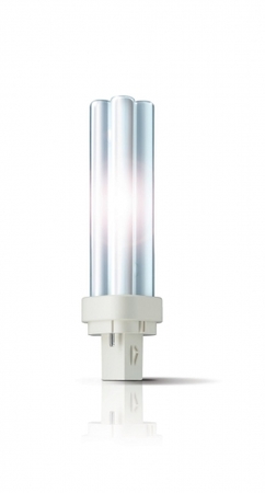 Image principale du produit Ampoule éco fluocompacte Philips PL-C 2pin G24d-1 10W 827