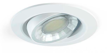 Image principale du produit Plafonnier led Beneito et faure compac R 230V 8W 3000K IP44 Dimmable