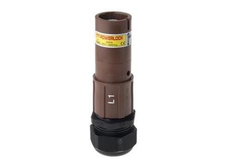 Image principale du produit Fiche Powerlock 660A Source Phase 1 marron PH1 240°
