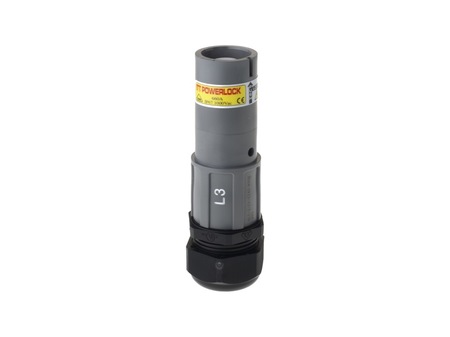 Image principale du produit Fiche Powerlock 660A Source Phase 3 Gris PH3 240°