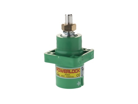 Image principale du produit PL-PS400A-T powerlock - Embase source 400A Terre Vert
