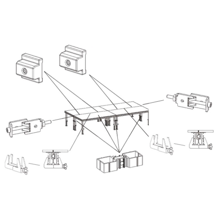 Image nº4 du produit LT-j2 Contestage - Elément de mise à niveau pour praticables Contestage