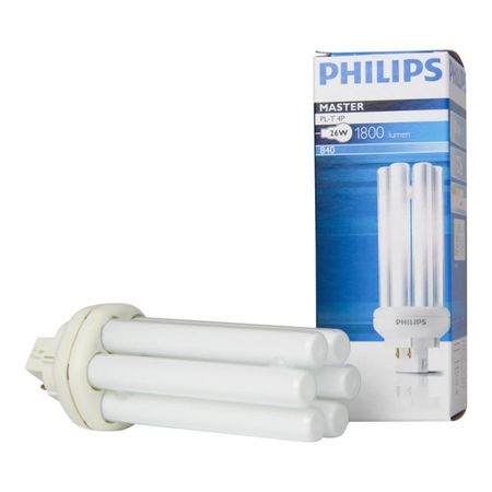 Image principale du produit Ampoule éco fluocompacte Philips PL-T GX24q-3 26W 830