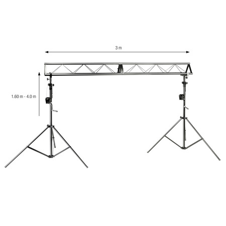 Image secondaire du produit Pont à treuil hauteur 3m avec structure de 3m de longeur