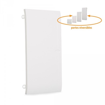 Image principale du produit Porte blanche pour coffret 3 rangées 13 modules Ohmtec