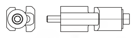 Image secondaire du produit Bride de jonction ASD C0011 pour 2 plaques praticables horizontales