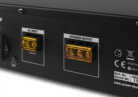Image nº9 du produit PRM60 Power Dynamics - Amplificateur de puissance mixer USB bluetooth 100V - 8 ohms 60W