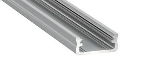 Image principale du produit Profilé aluminium TypeA 16X9 pour ruban de led largeur max 13mm barre de 2m