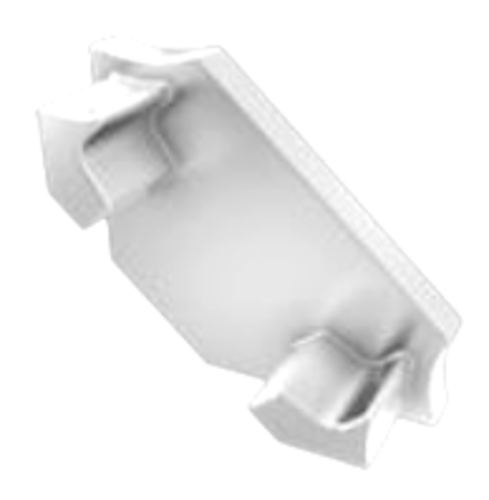 Image principale du produit Embout de terminaison pour profilé Type C plastique blanc